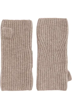 LOOP Fingerless Cashmere Mittens - - One Size