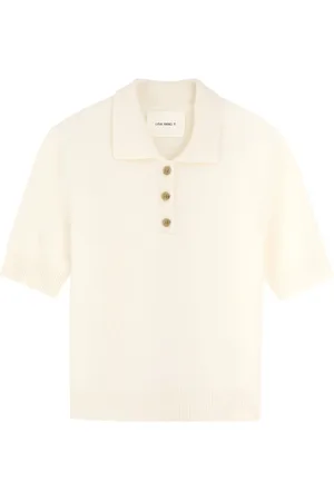 Lisa Yang Carolyn Brushed Cashmere Polo Jumper - - 0 (UK 6 /xs)