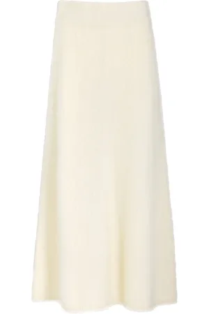 Lisa Yang Asta Brushed Cashmere Maxi Skirt - - 2 (UK 12-14 / M-L)