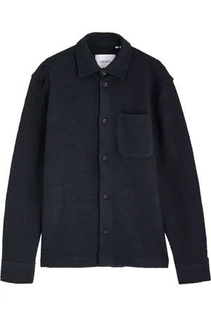 Les Deux Kaleb Bouclé-knit Overshirt - - M