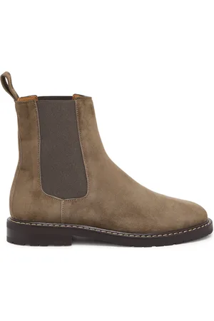 LEGRES Suede Chelsea Ankle Boots - - 40 (IT40/ UK7)