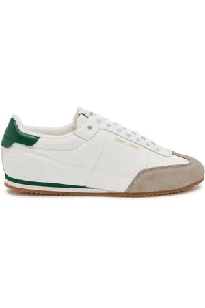 Saint Laurent Circle Panelled Crinkled-effect Shell Sneakers - - 36 (IT36 / UK3)
