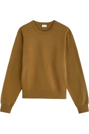 Saint Laurent Logo-embroidered Cotton Sweatshirt - - L