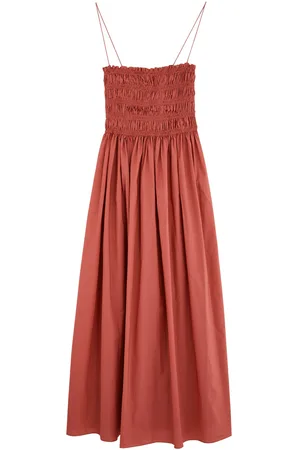 MATTEAU Smocked Cotton Midi Dress - - 2 (UK 8 / S)