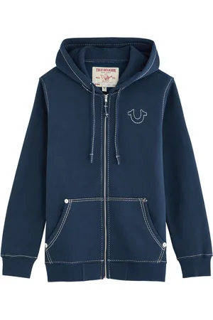 True Religion Big T Hooded Cotton-blend Sweatshirt - - XS