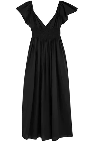 MATTEAU Gathered Cotton Midi Dress - - 2 (UK 8 / S)