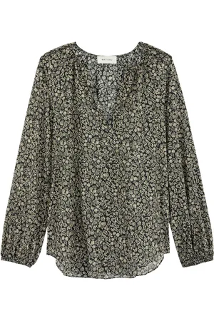 MATTEAU Voluminous Printed Cotton-blend Blouse - - 2 (UK 8 / S)