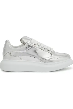 Alexander McQueen Oversized Metallic Leather Sneakers - - 39 (IT39 / UK6)