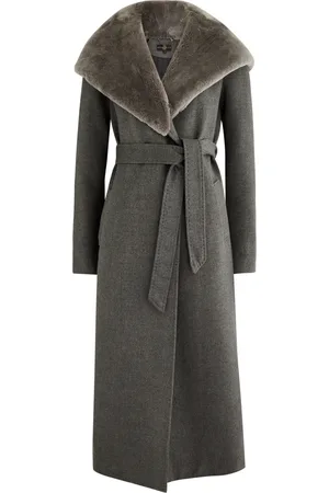 DOM GOOR Shearling-trimmed Hooded Coat - - 12 (UK12 / M)