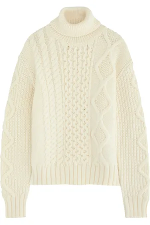 Moncler Dolcevita Cable-knit Wool Jumper - - M (UK 12 / M)