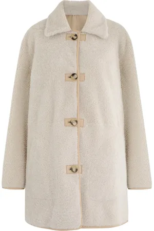 arma leder Elina Reversible Shearling and Leather Jacket - - 38