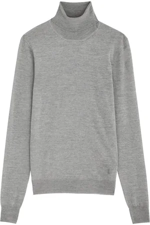 Saint Laurent Cassandre Fine-knit Wool Jumper - - L (UK14 / L)