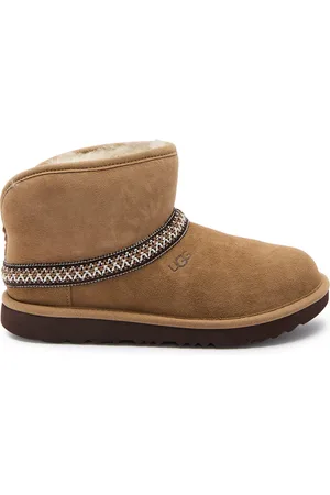 UGG Kids Classic Mini Crescent Suede Boots - - 1