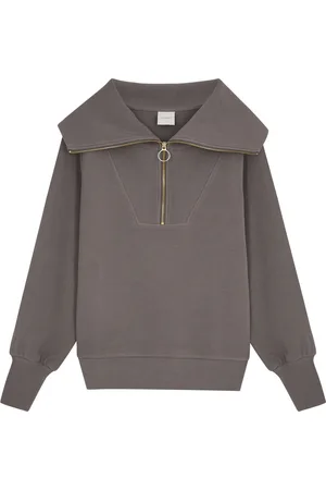 Varley Vine Ribbed Jersey Half-zip Sweatshirt - UK12 / M