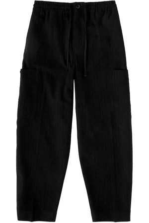 Kenzo Pinstriped Cotton-blend Cargo Trousers - - S