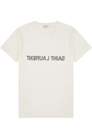 Saint Laurent Logo-print Cotton T-shirt - - XL