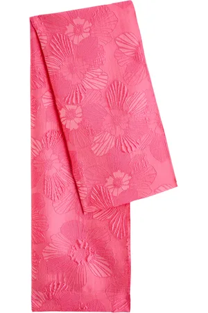 TALBOT RUNHOF Floral-jacquard Woven Scarf - - One Size