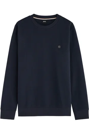 HUGO BOSS Logo Cotton-blend Sweatshirt - - L