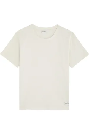 Saint Laurent Logo Cotton-blend T-shirt - - L (UK14 / L)