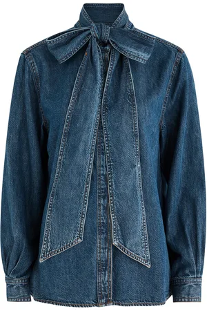 Frame The Secretary Denim Blouse - - M (UK12 / M)