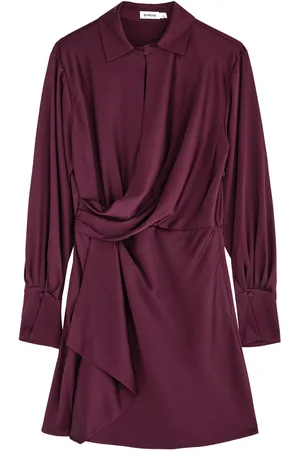 Simkhai Talit Draped Satin Mini Dress - - 6 (UK10 / S)