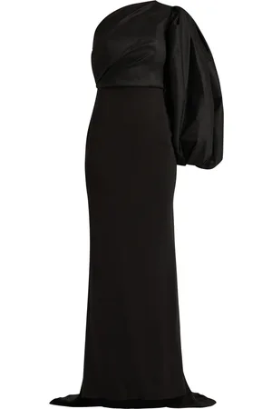 Solace Ivy One-shoulder Taffeta and Crepe Gown - - 2 (UK6 /xs)