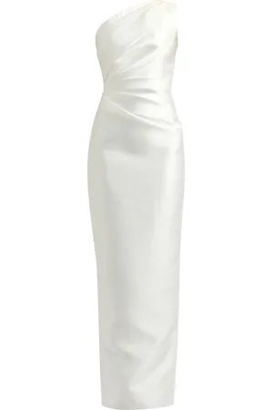 Solace Kira One-shoulder Satin-twill Gown - - 2 (UK6 /xs)