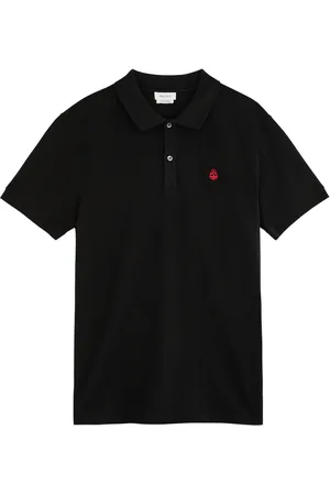Alexander McQueen Logo-embroidered Piqué Cotton Polo Shirt - - S