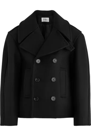 Saint Laurent Double-breasted Wool pea Coat - - 38 (UK10 / S)