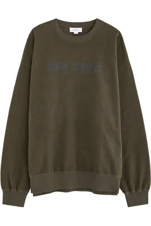 Alexander McQueen Logo-embroidered Cotton Sweatshirt - - L
