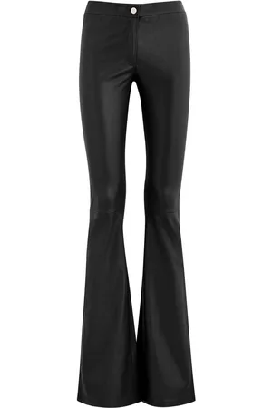arma leder Izzy Flared Leather Trousers - - 38