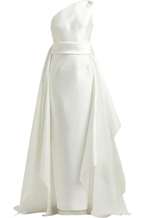 Solace Charo One-shoulder Faille Gown - - 2 (UK6 /xs)