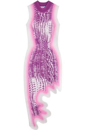 PH5 Brooklyn Wavy Asymmetric Knitted Mini Dress - - S (UK8-10 / S)