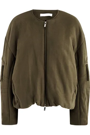 Helmut Lang Cocoon Brushed Stretch-cotton Bomber Jacket - - L (UK14 / L)