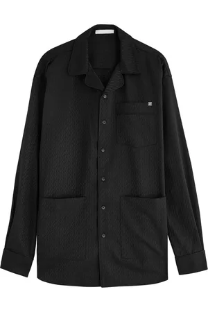 Helmut Lang Logo-jacquard Oversized Woven Shirt - - S (UK8-10 / S)