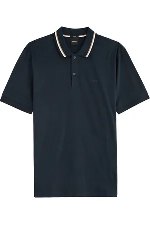 HUGO BOSS Logo Cotton Polo Shirt - - L