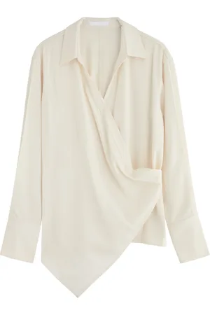 Helmut Lang Crepe de Chine Wrap top - - XS (UK6 /xs)