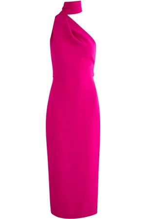 Solace Samira One-shoulder Scarf-effect Midi Dress - - 2 (UK6 /xs)
