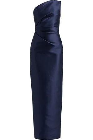 Solace Kira One-shoulder Satin-twill Gown - - 4 (UK8 / S)