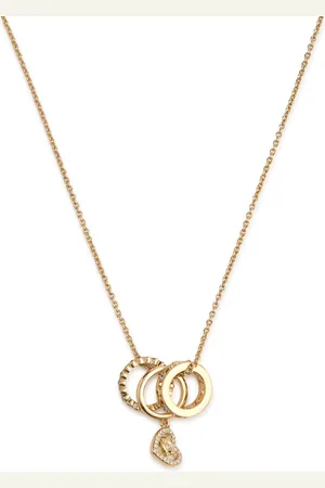 Coach Logo Crystal-embellished Necklace - - One Size