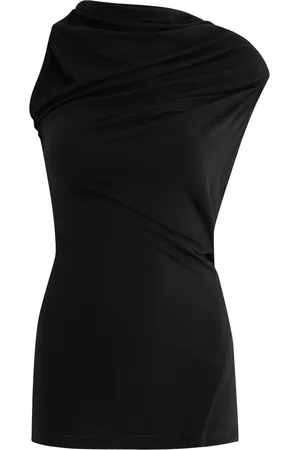 Helmut Lang Wind Draped Jersey top - - L (UK14 / L)