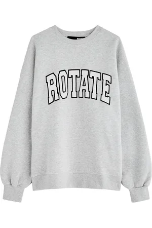 ROTATE Logo Cotton Sweatshirt - - M (UK12 / M)