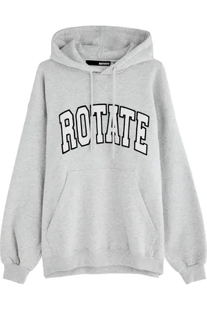 ROTATE Logo Hooded Cotton Sweatshirt - - M (UK12 / M)