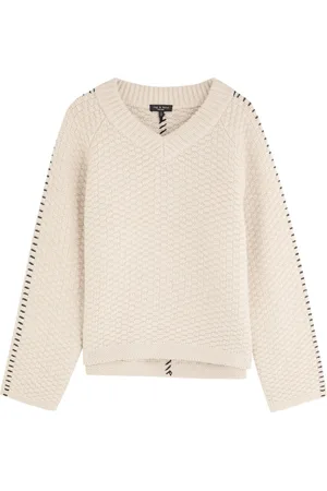 RAG&BONE Norma Waffle-knit Wool Jumper - - L (UK14 / L)