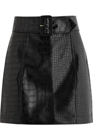 KITRI Marla Faux Leather Mini Skirt - - 10 (UK10 / S)