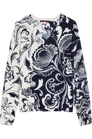 High Notion Floral-intarsia Knitted Jumper - - L (UK14 / L)