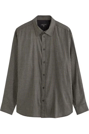 RAG&BONE Matthew Checked Cotton-blend Shirt - - L