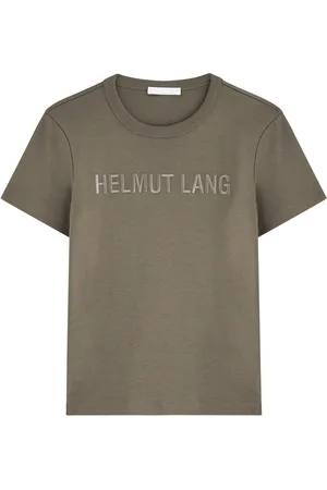 Helmut Lang Logo-embroidered Cotton T-shirt - - L (UK14 / L)