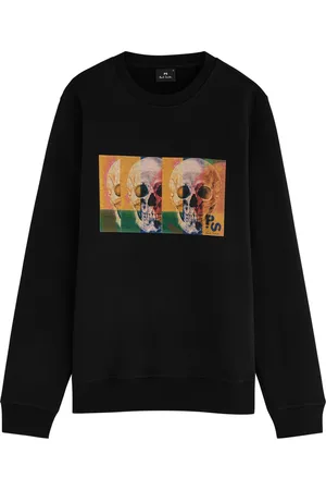 Paul Smith Skull Printed Cotton-blend Sweatshirt - - M