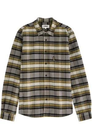 YMC Curtis Checked Cotton Shirt - - M